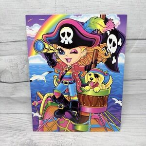 Lisa Frank 2005-06 Y2K 2-Pocket Folder Tempest Pirate & Dog NEW UNPUNCHED